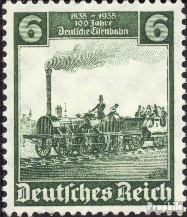 Prophila – Collection Timbres Empire Allemand 1935 – Chemins De Fer – Série 580-583 – Neuf Avec Gomme Originale MNH – Qualité Supérieure – Pour Collectionneurs