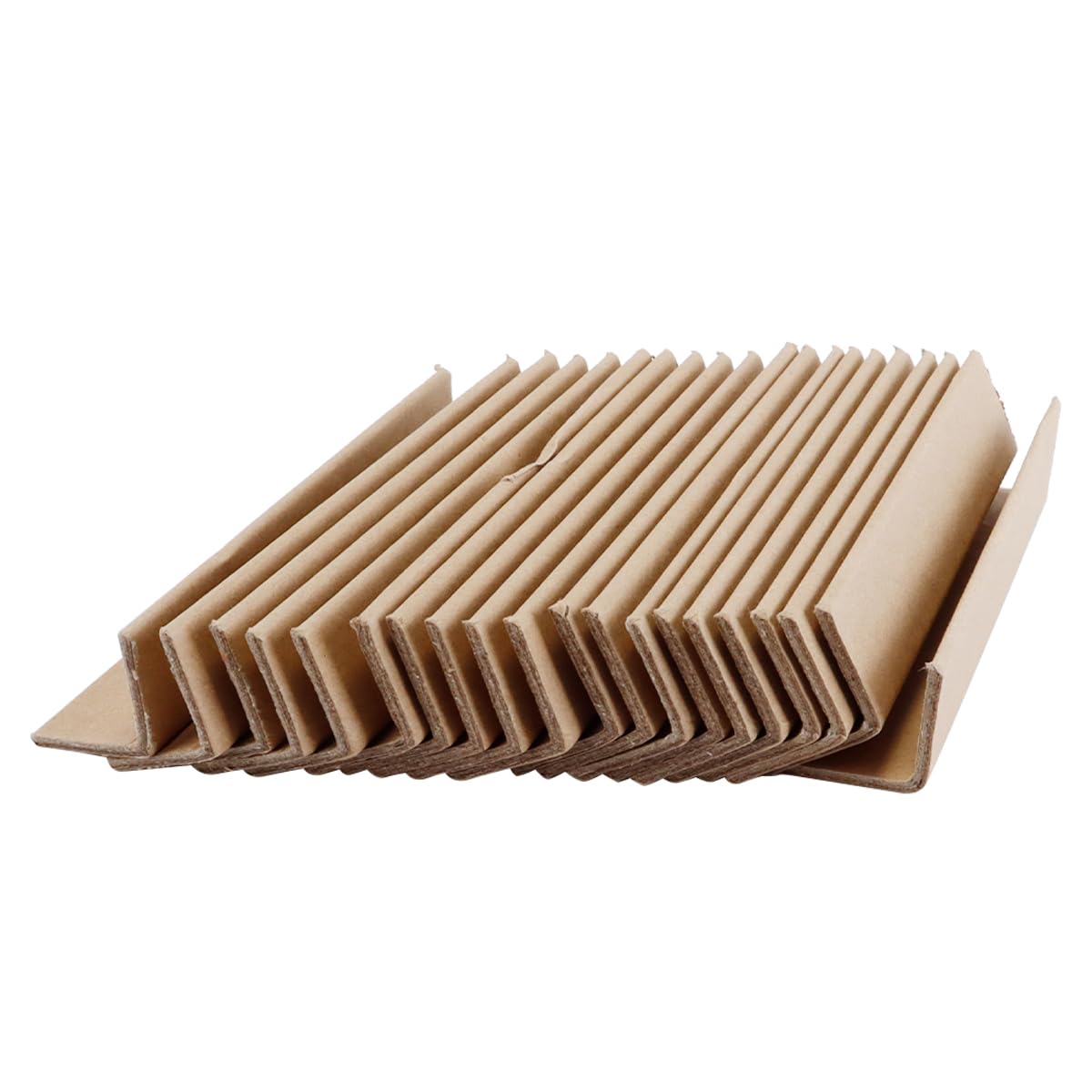 Lot de 20 protections d'angle réglables en carton pour emballages, œuvres d'art, cadres, livres, épaisseur 3 mm, 150 x 30 mm