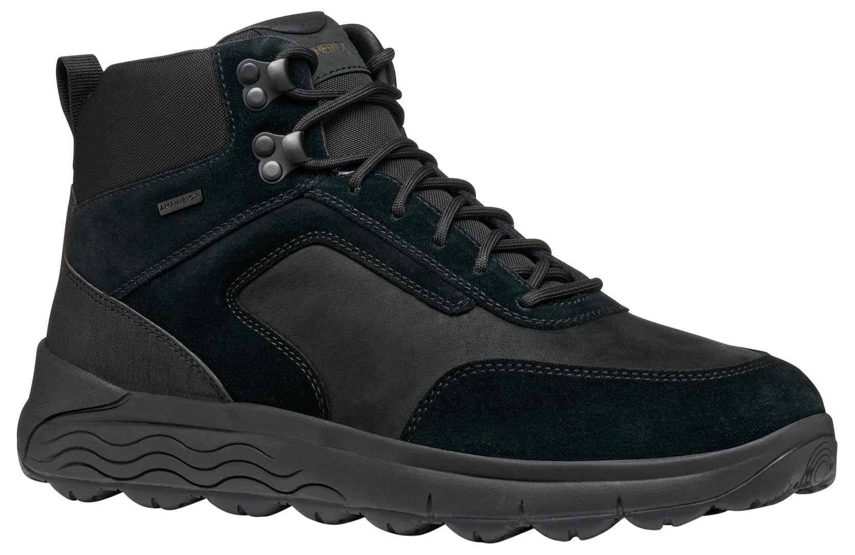 Geox Men's U Spherica 4x4 B AbxAnkle Boot, black, 7 UK