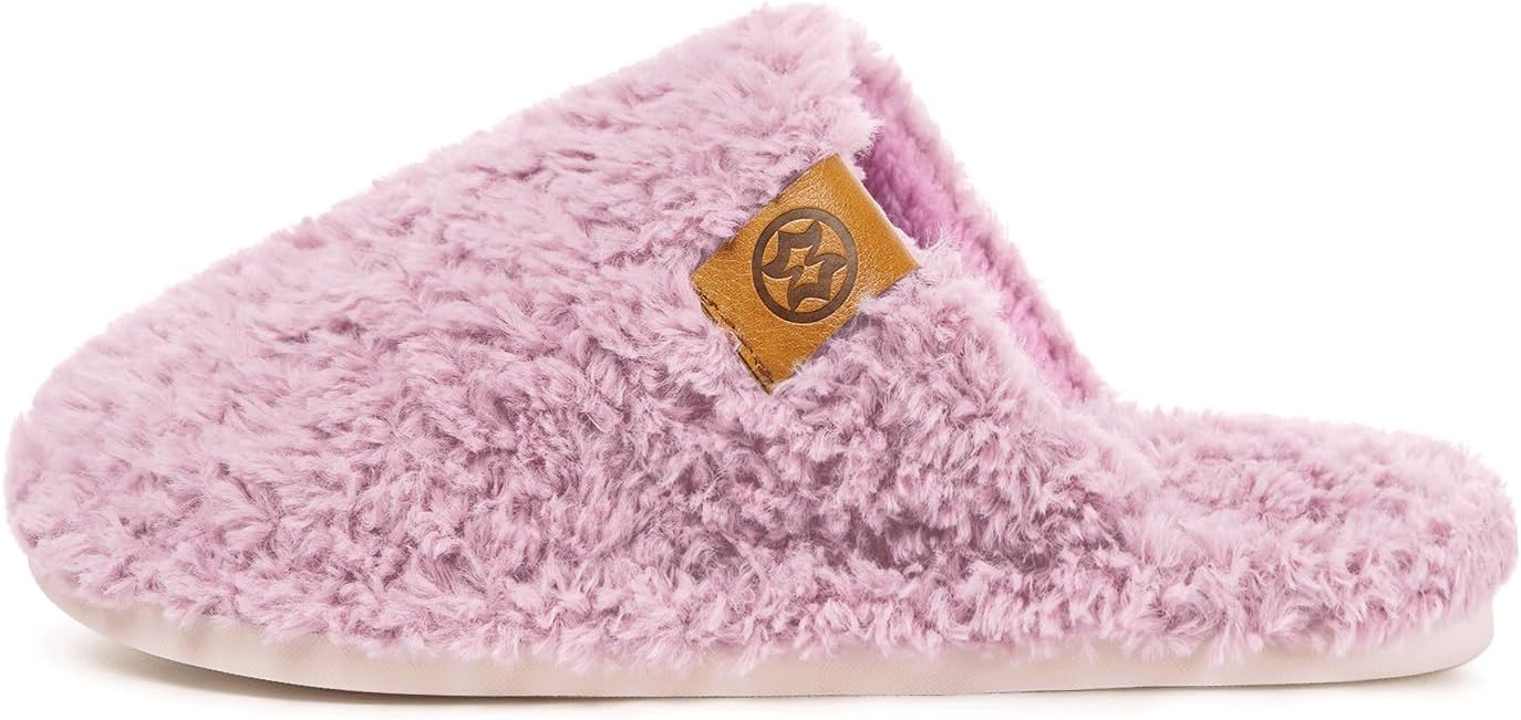 Dokela Fuzzy Kids Slippers Girls Boys Cozy House Slippers Plush Memory Foam House Shoes Non-slip Bedroom Indoor Outdoor - Image 3