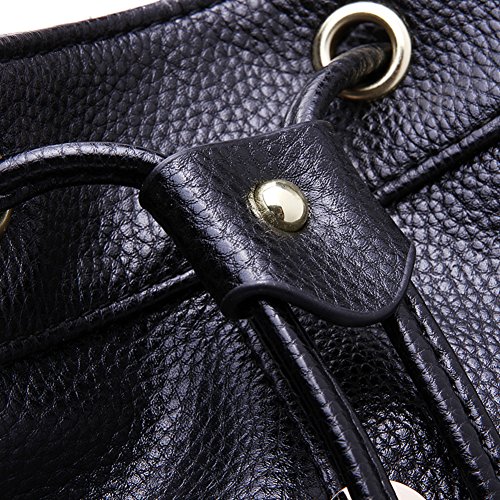 Sac à dos de mode noir uni confortable pour le dos