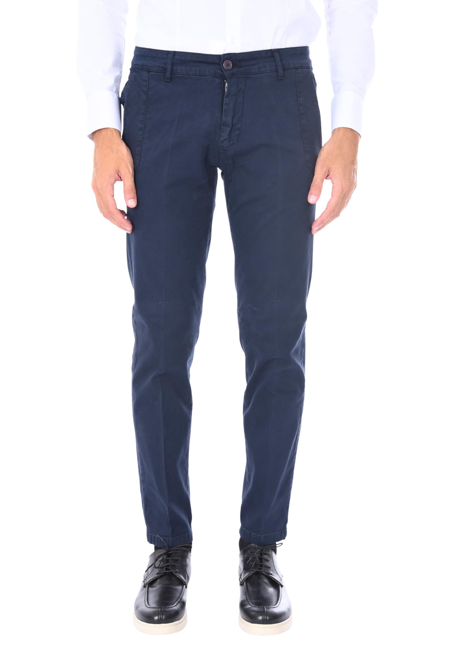 Ciabalù Pantalones de hombre elegantes de invierno Slim Fit Chino, turquesa, 44