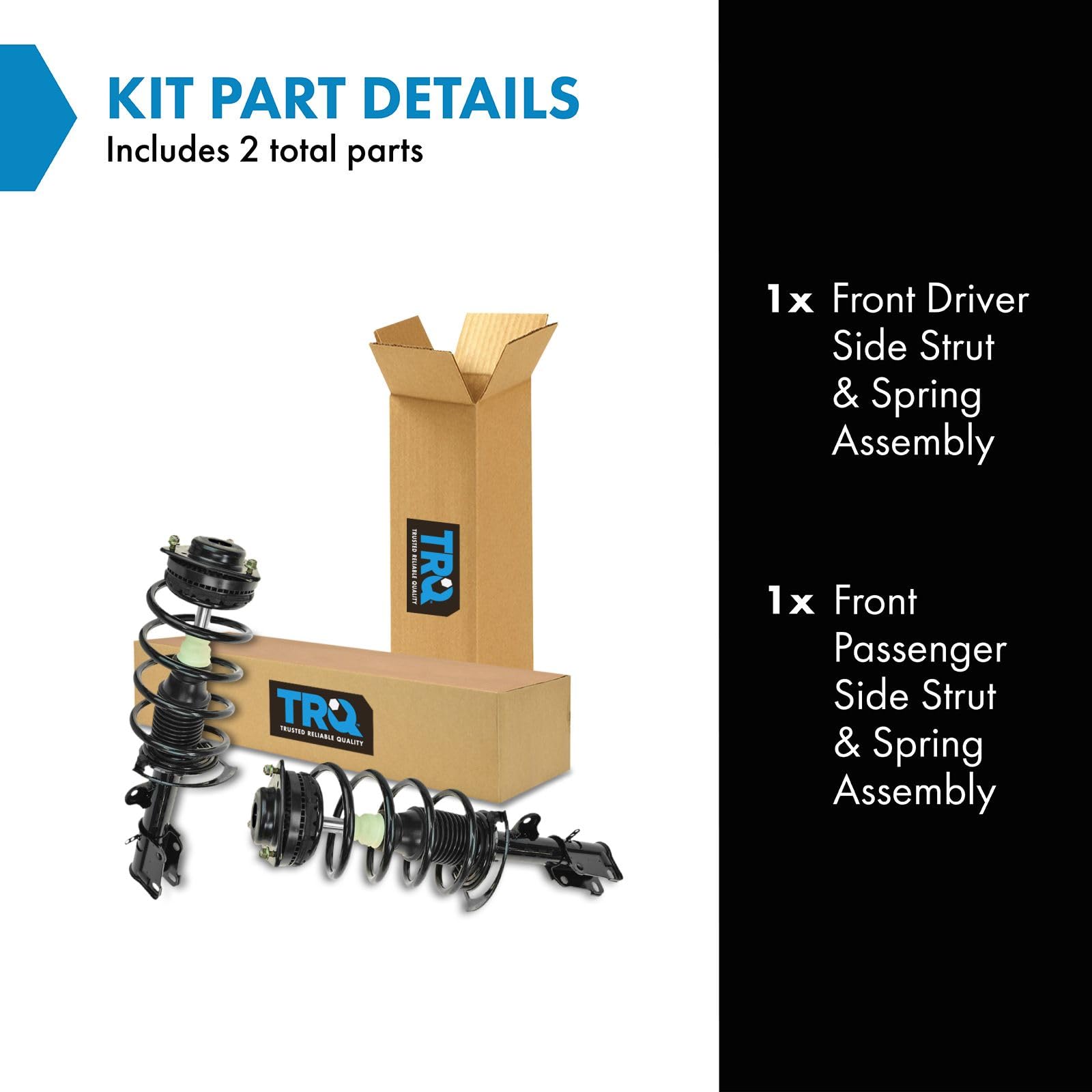 Amazon.com: TRQ Front Strut & Spring Assembly Set Driver
