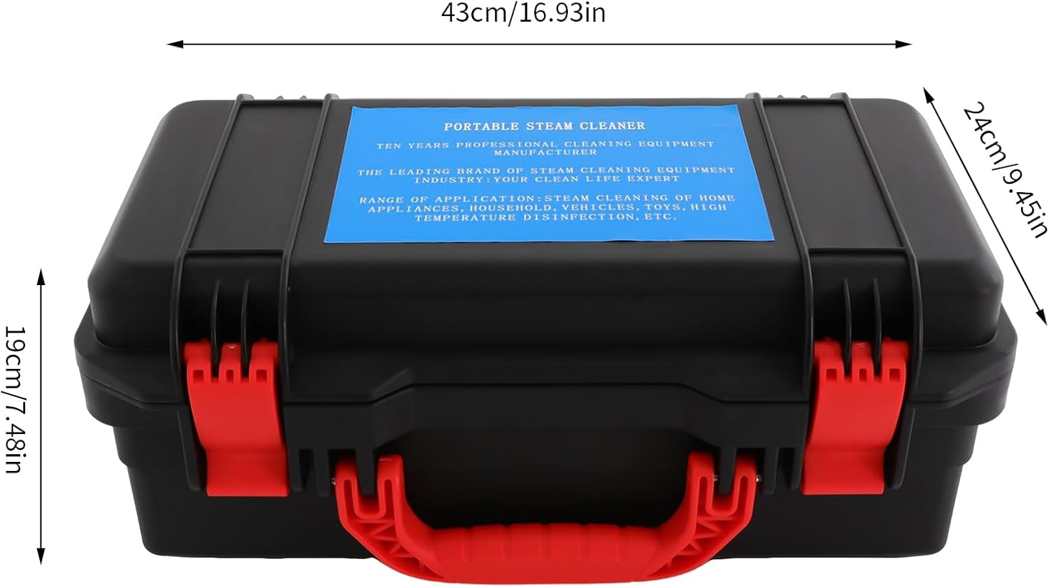 110V Handheld High Pressure Steam Cleaner for Cars, 1700W Portable 3-3.5bar High Pressure Steam Cleaning Machine Pressurized Steam Cleaner for Kitchen, Restaurants
