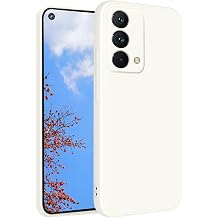 Phone Case for Realme GT Master Edition Silicone Purple Soft and Silky Aesthetic for Realme GT Master Edition Case Shockproof Square Edge Cover Thin Anti-Fingerprint White