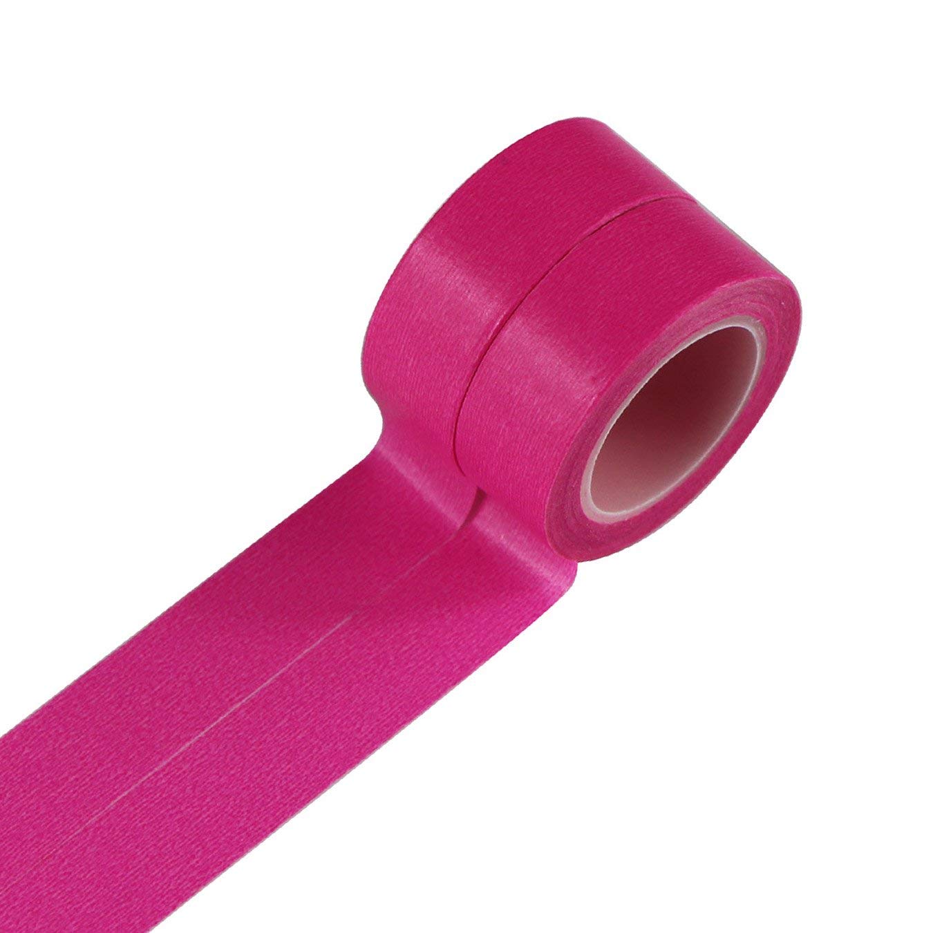 2pcs 10m x 15mm Decorative Washi Tape Masking Tape Adhesive Scrapbooking DIY Craft Gift (Pink)
