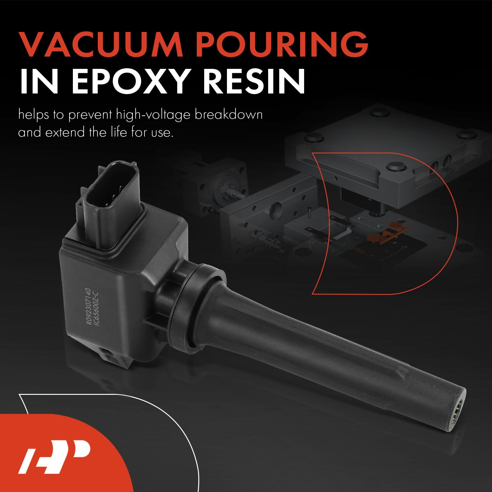 A-Premium Ignition Coil Pack Compatible with Mazda 3 6 CX-5 CX-9
