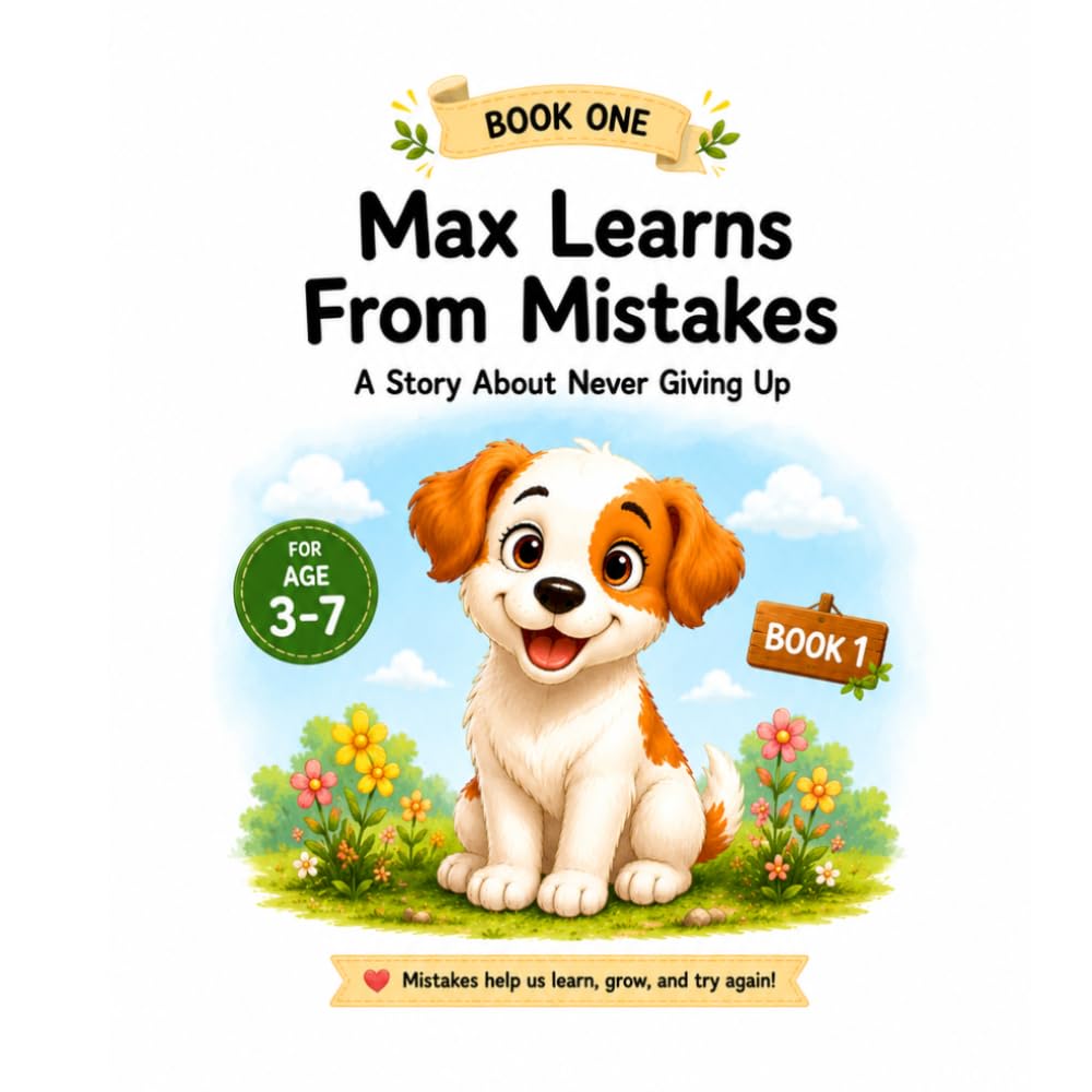 Max Learns From Mistakes: Teaching kids Resilience, Confidence, And Growth Mindset