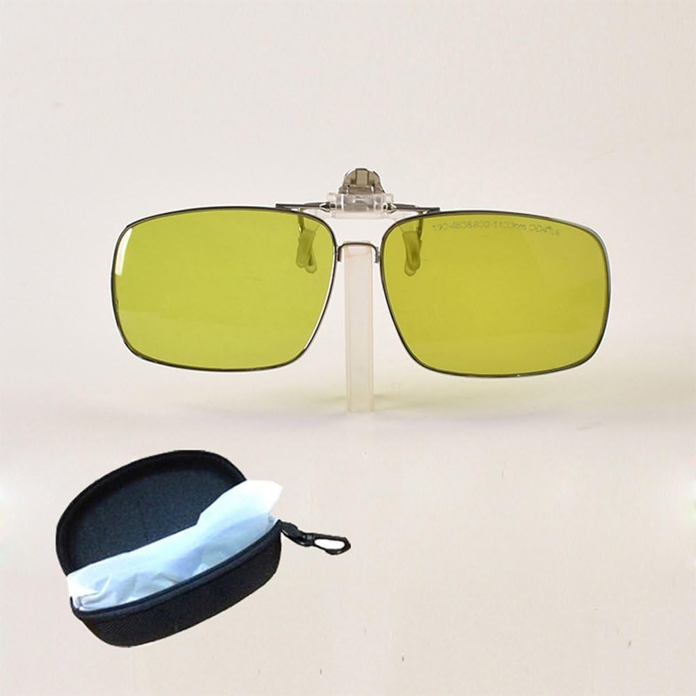 TWINSWOLF Laser Safety Glasses for 405nm 450nm Blue Laser Ray Complete Protection 190-2000nm IR Infrared Laser 808nm 980nm 1064nm 1346nm UV Lasers Eye Protection Goggles CE OD4+ VLT>30% (IPLS7)