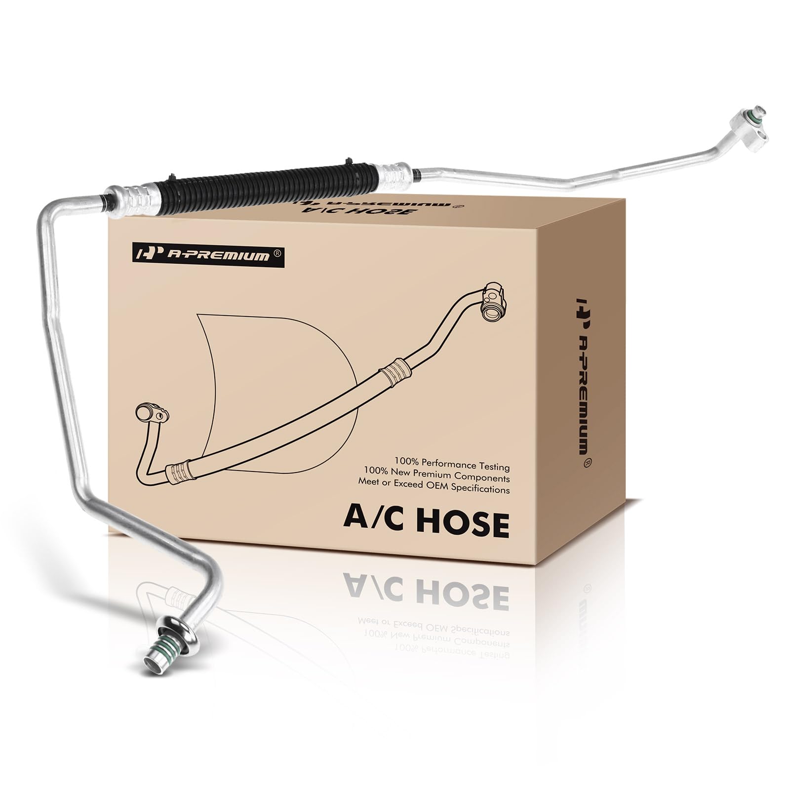 Photo 1 of A-Premium A/C Liquid Line Hose Assembly Compatible with Ford Excursion F-250 F-350 F-450 F-550 Super Duty, Condenser to Evap, Without Orifice Tube