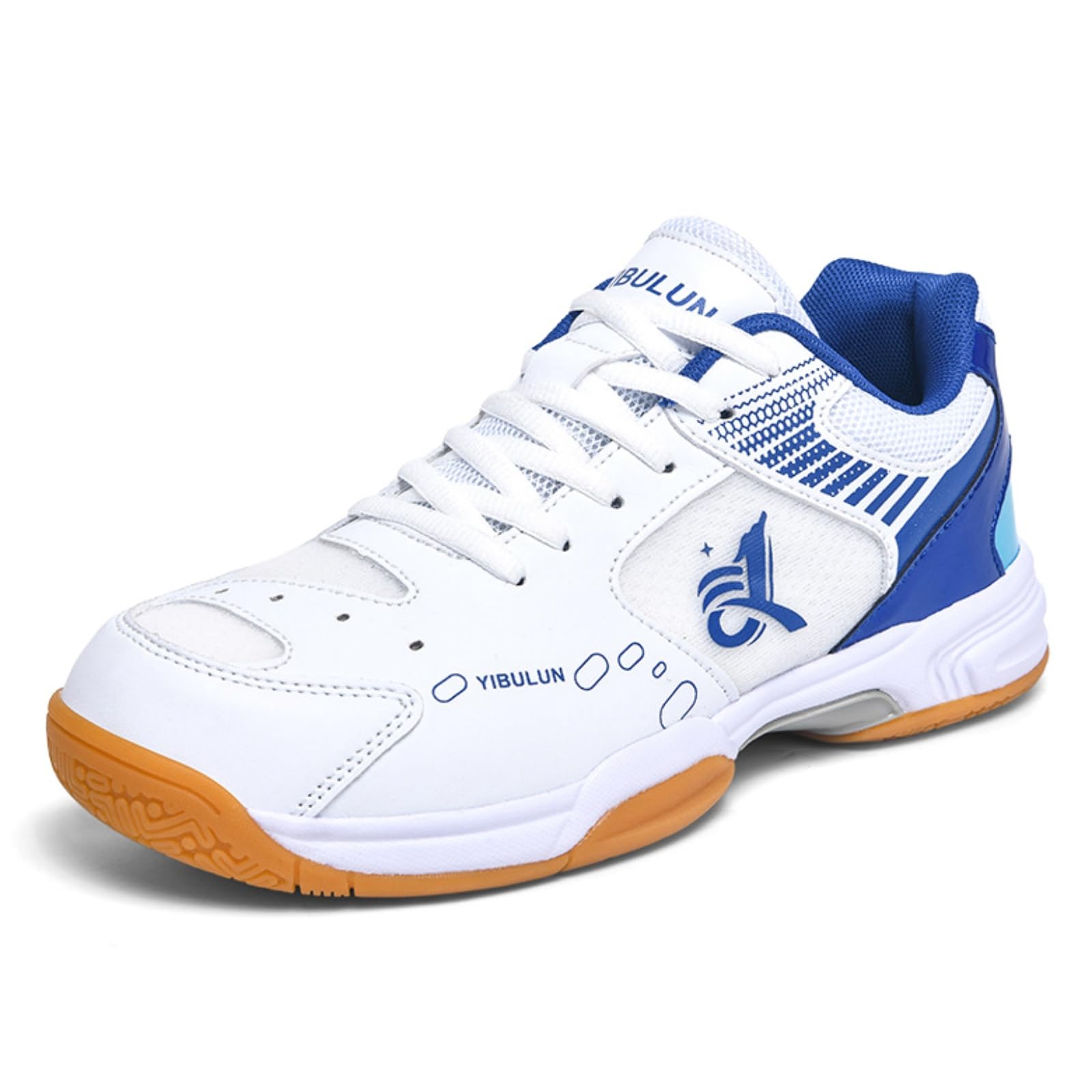 JiuQing Męskie buty do badmintona pickleball tenisówki oddychające wygodne i lekkie buty do gry w korty