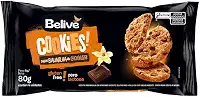 Cookie Sem Glúten Sem Lactose Sem Leite Baunilha e Chocolate Belive
