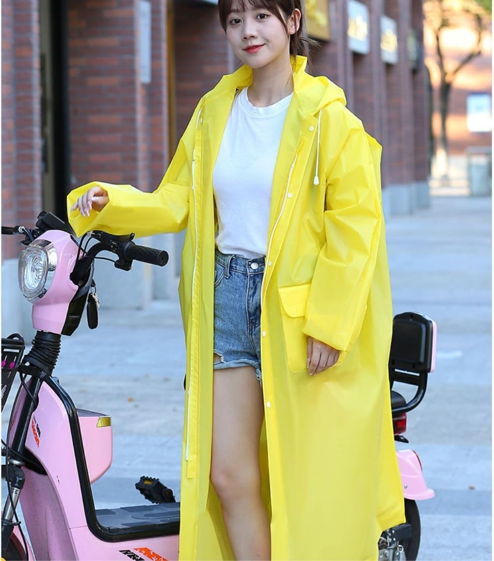 Poncho Pioggia Poncho Impermeabile Impermeabile In Tessuto Veicolo Elettrico Lungo E Addensato, Monopezzo Da Passeggio Per Esterni A Prova Di Pioggia Cappotto di Pioggia Poncho Antipioggia ( Color : Y
