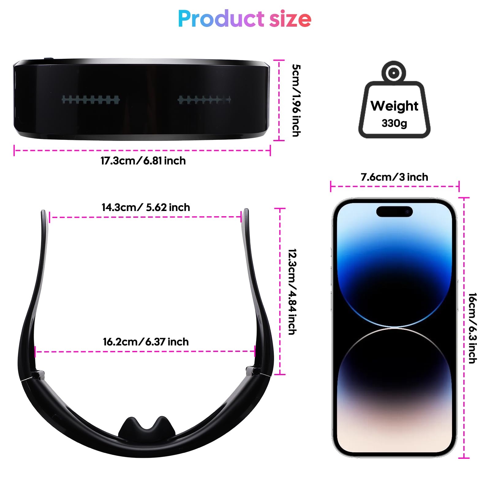 Victop Okulary LED Party dla mężczyzn i kobiet programowalne okulary LED świecące okulary Bluetooth Tekst Graffiti Animacja rytm rytmu na festiwal nocny