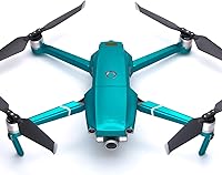 Vista 1 de Wrapgrade Poly Skin para DJI Mavic 2 Main Unit (azul caribeño)