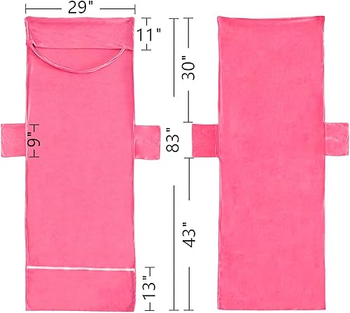 Miniatura 8 de Muka Funda de microfibra para silla de playa y piscina, bolsillo práctico, 29 x 83 pulgadas, color blanco