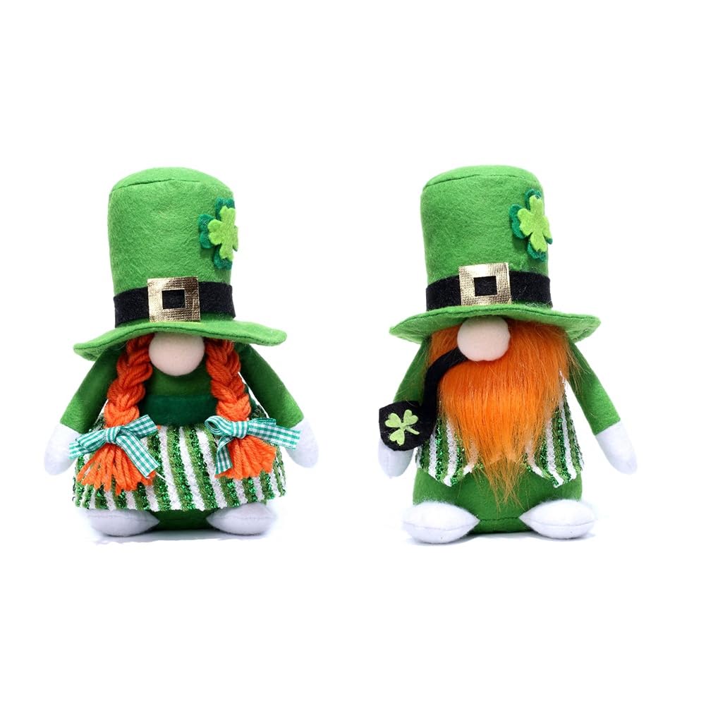 CTRLZS Patricks Day Gnomes Decorations, Lucky Green Gnomes Plush for the Home, Patricks Day Stuffed Doll Gifts for Decor, Easy to Use Fine Workmanship