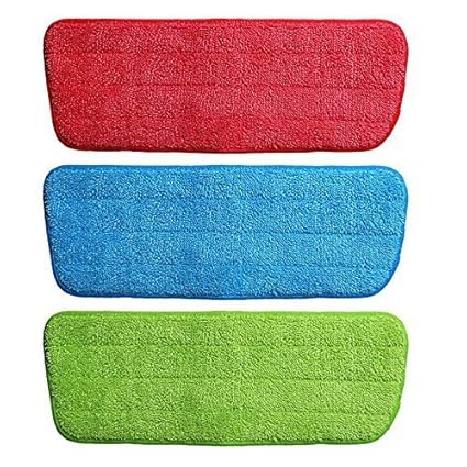 REARMIND Reusable Microfiber Spray Mop Pad Dust Cleaning Mop Head Cloth Pads Spray Mop Pad