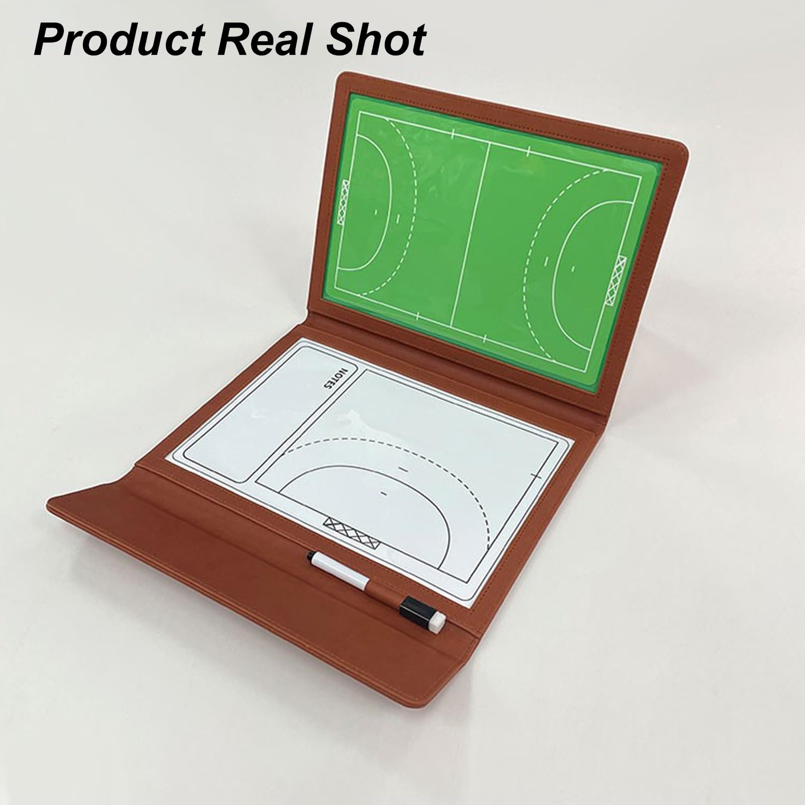 Pizarra Magnetica Balonmano, Pizarra Táctica Tablero de Entrenamiento Entrenador, con Rotulador, Disponible a Doble Cara, para Entrenamiento