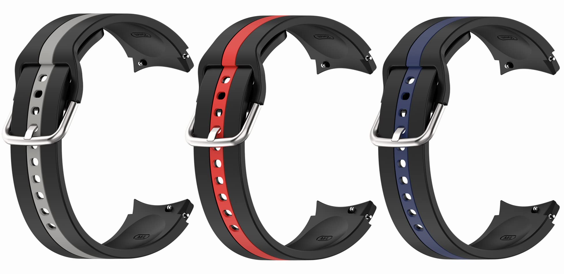 Amazon.co.jp: SHEAWA Galaxy Watch5 Pro用バンド ベルト 3色セット 