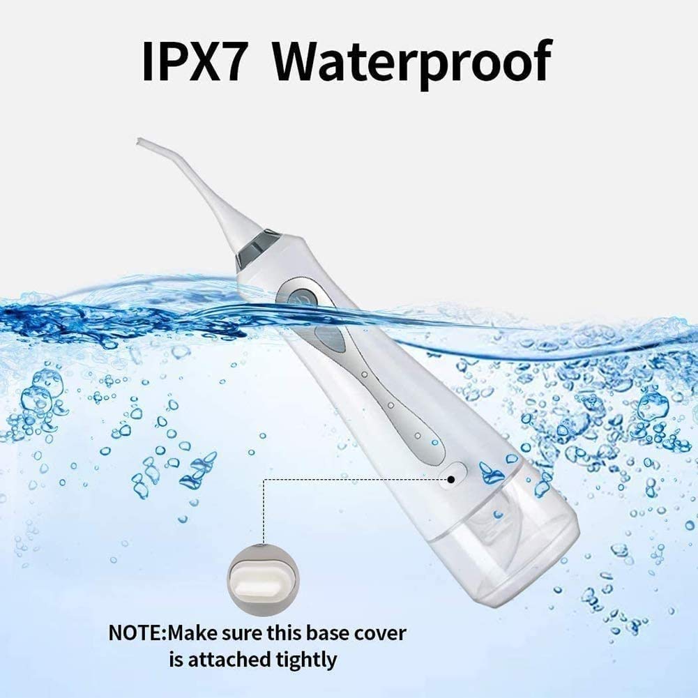 Flosser Water Birdless for i denti, 230ml Irrigatore odontoiatrico professionale da 230 ml, portatile e ricaricabile IPX7 impermeabile potente durata della batteria for la durata della batteria f
