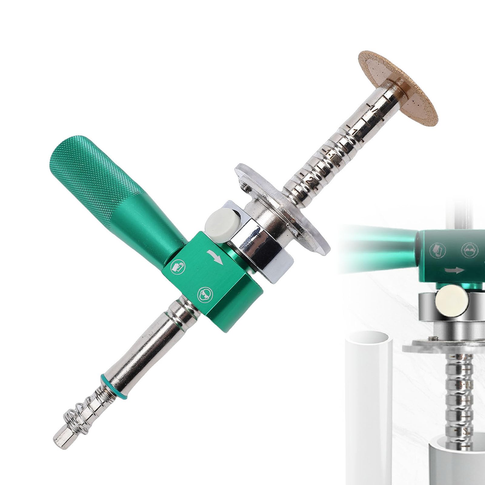 Tbest Cortador de Tuberías Interno con Profundidad 105mm