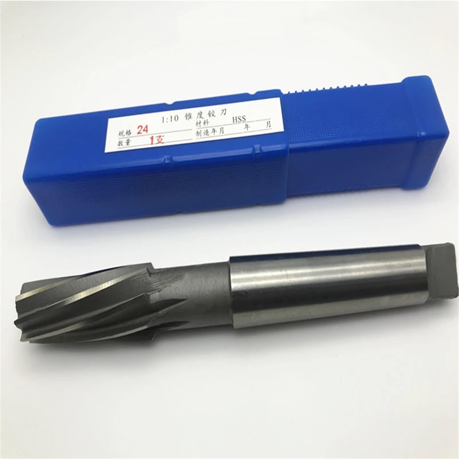 1 pz 1: 10 Alesatore conico HSS H8 con gambo conico Alesatore con mandrino CNC Strumento for trapano for fori in metallo, acciaio e alluminio(Size 32)