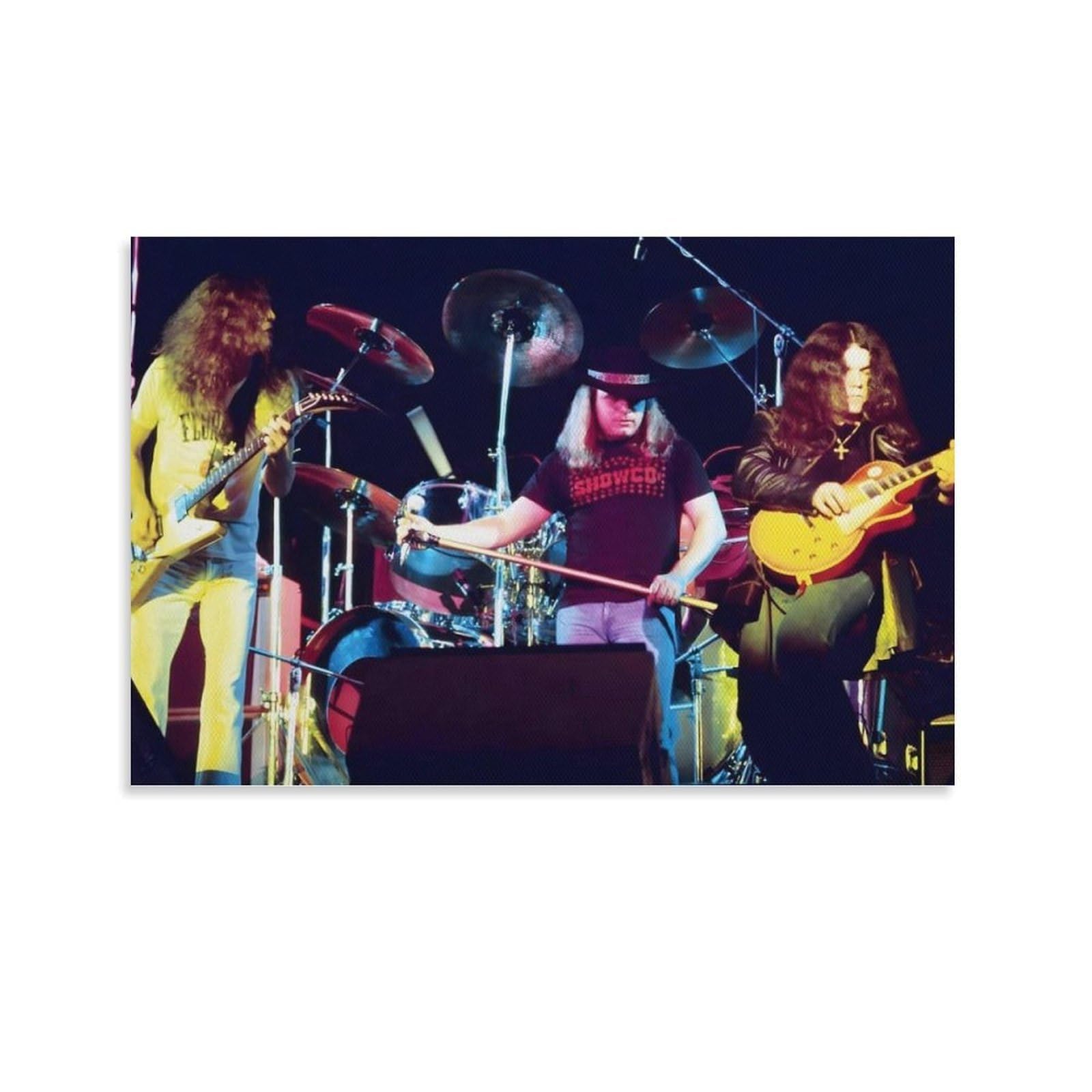 FCOIN Ronnie Van Zant Canvas Poster Wall Art Poster Prints Home Decor Picture Canvas Painting Posters 24x36inch(60x90cm)