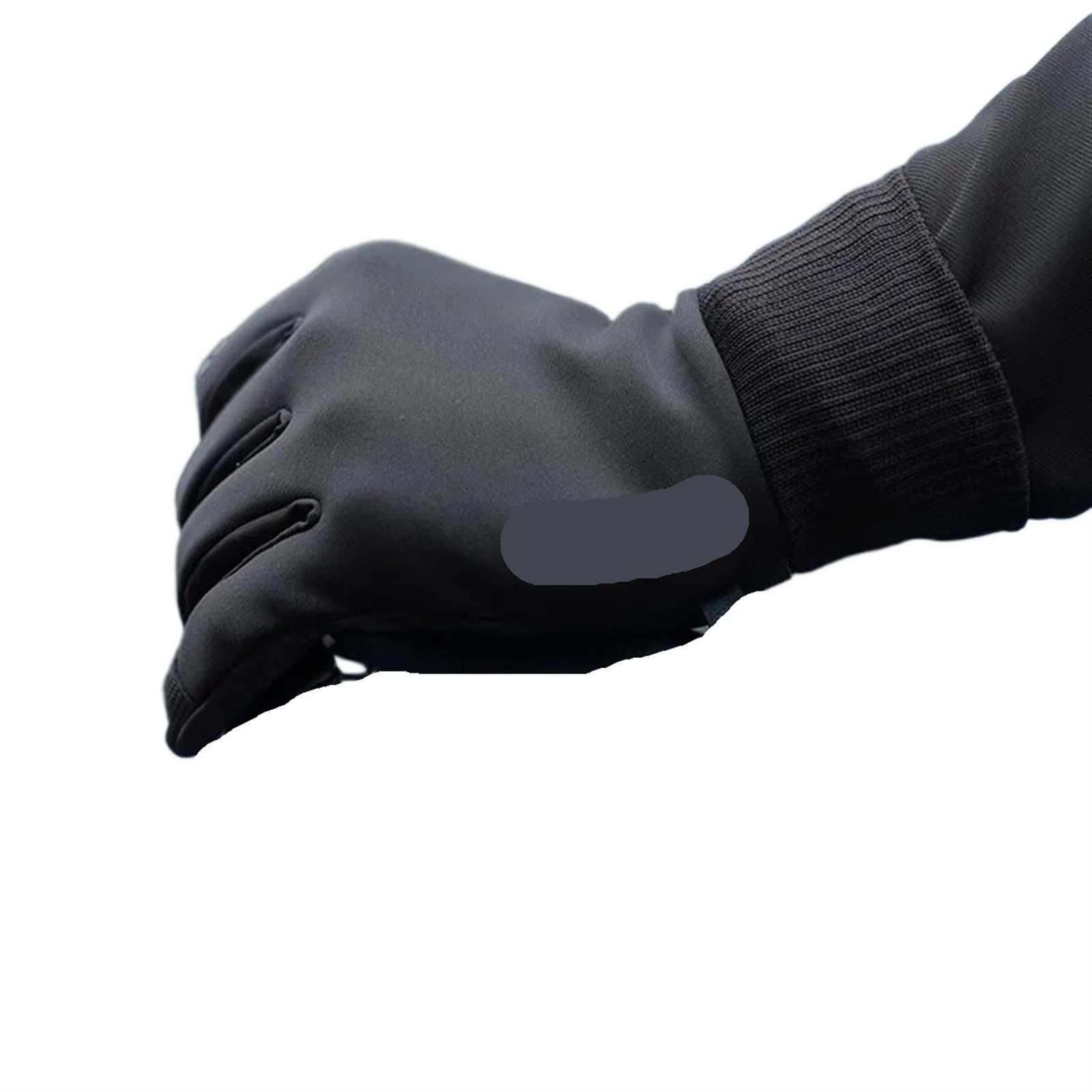 Winter Fahrradhandschuhe Handschuh for Herren Winter-Fahrradhandschuh Warmer Vollfinger mit gepolstertem Handflächenpolster Herren/Damen MTB-Handschuhe Fahrradhandschuhe Für Radfahren(Black,S)
