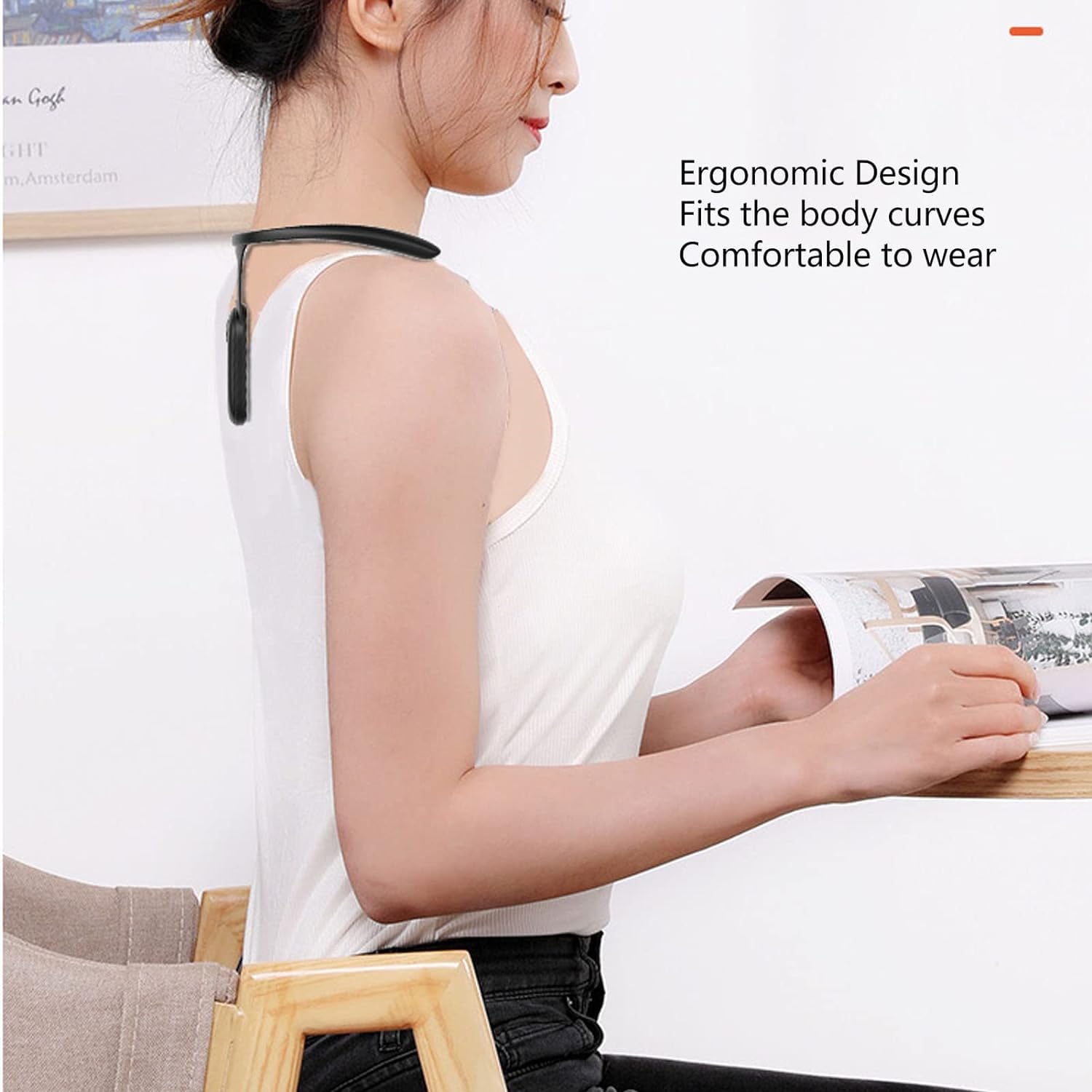 Adium Soothing Neck Instrument, Lymphatic Drainage Device for Neck, Portable Neck Lymphatic Massager, Body Shaping Pose Reminder for Correct Posture, Belt Relief Massage Device for Adult Adium Soothing Neck Instrument, Lymphatic Drainage Device for Neck, Portable Neck Lymphatic Massager, Body Shaping Pose Reminder for Correct Posture, Belt Relief Massage Device for Adult