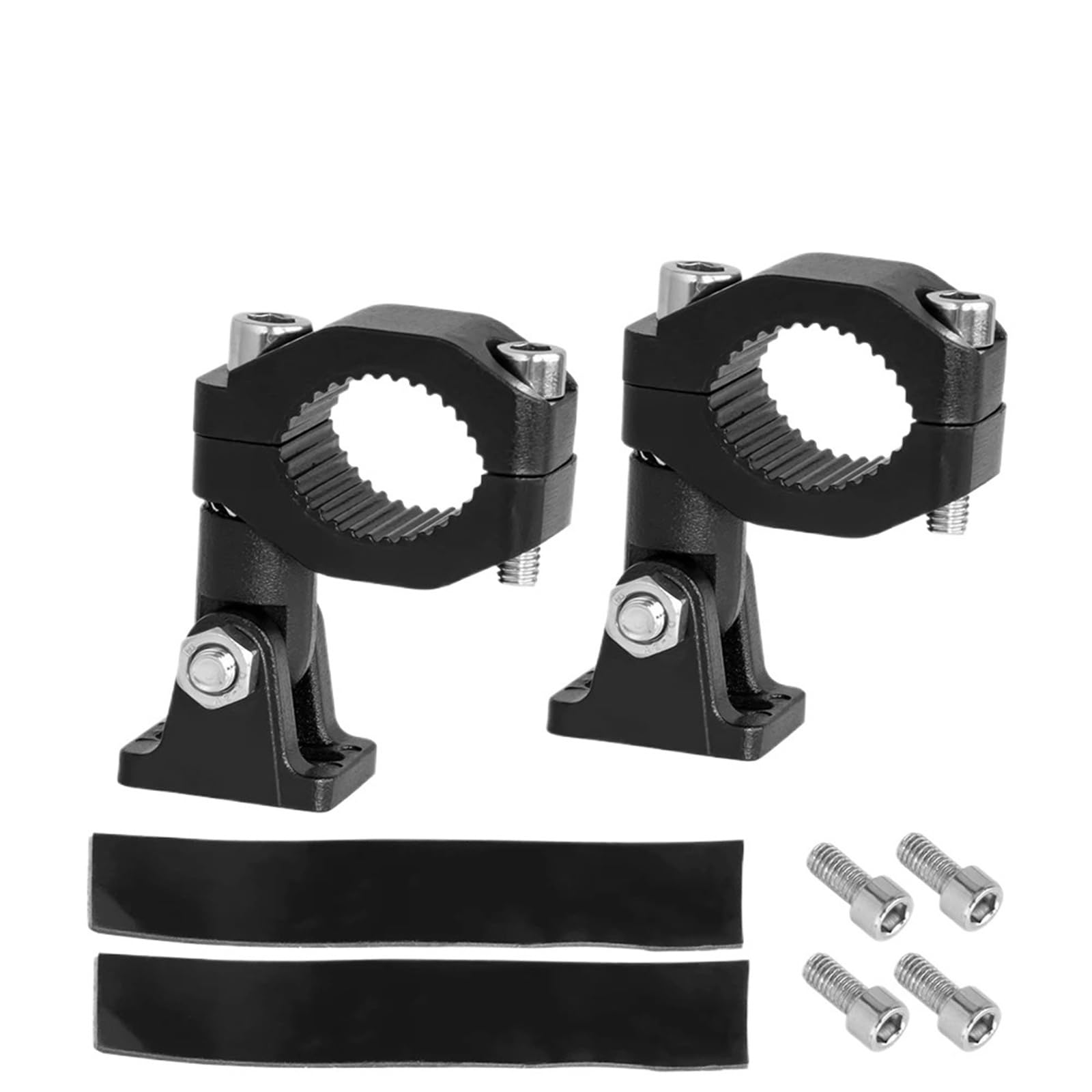 Headlight Bracket Mount Fog Light Auxiliary Lamp Bumper Clamps Holder Headlight Spotlight Mount Bracket for ATV UTV Motorcycle Accessories