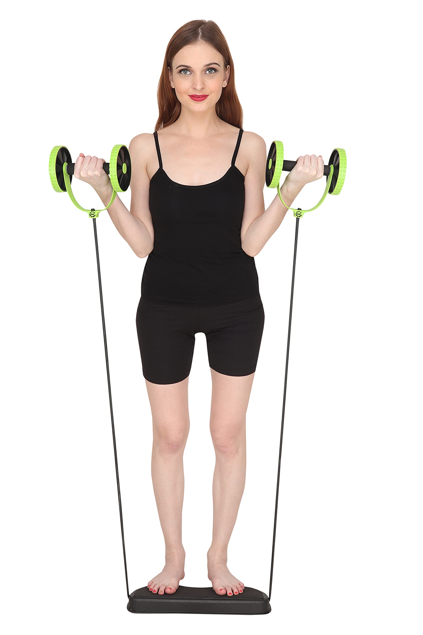 GHK F2 Muscle Strengthening Multifunctional Pull Rope Wheel Manual Exerciser with Free Bag Home Gym Equipment Fitness Body Toner for Both Men & Women-image-40
