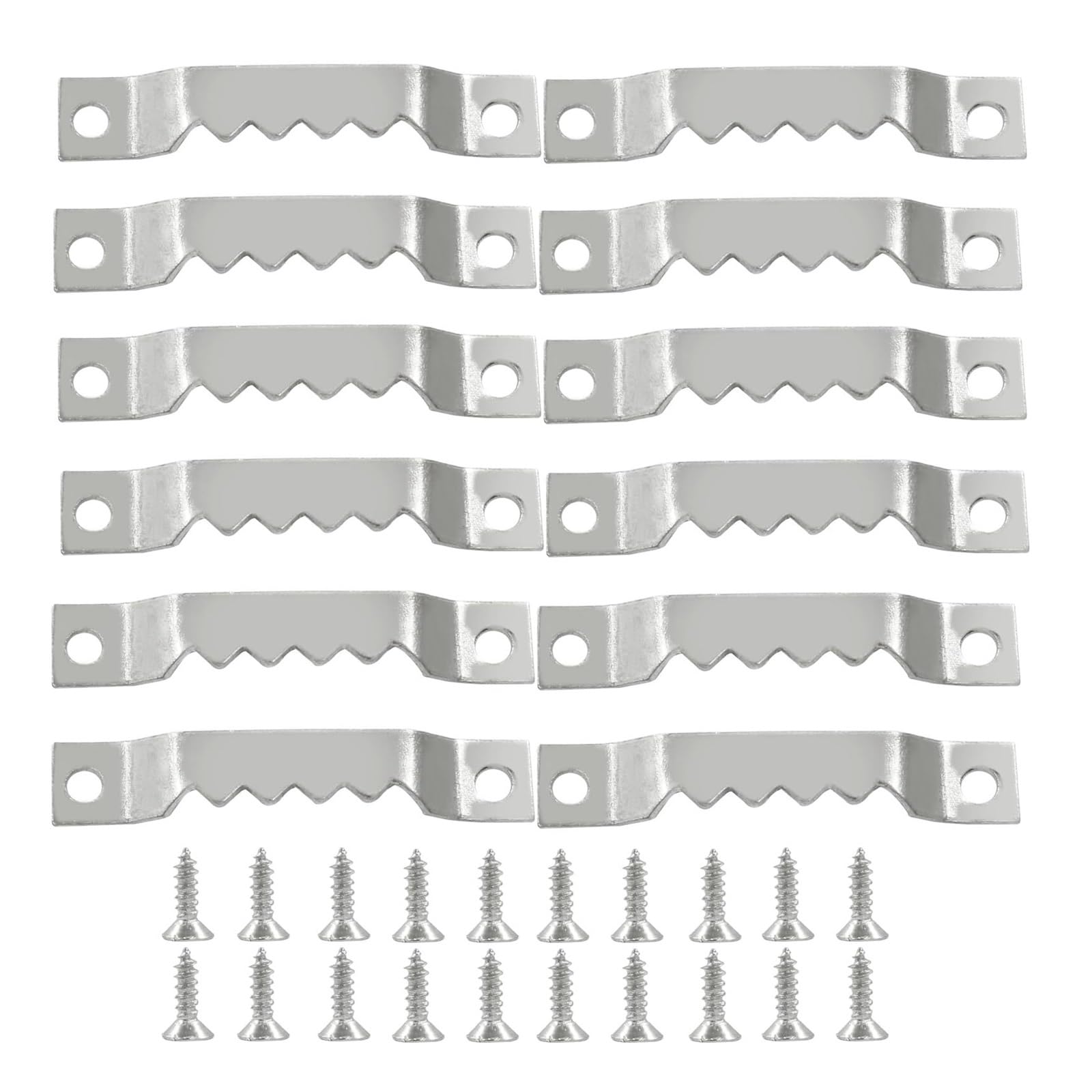 200Sets Small Sawtooth Picture Hangers with Screws