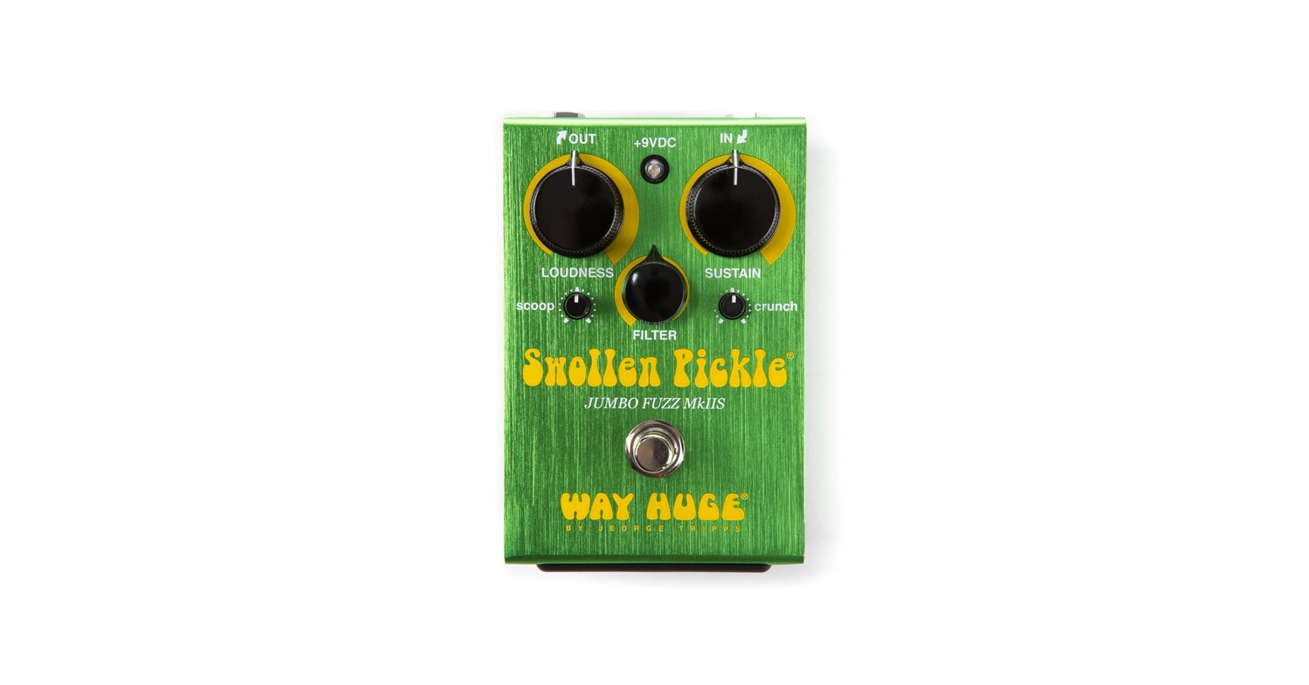 j*d様 WAY HUGE Swollen Pickle MkIIS ファズペダ Amazon.com: Way Huge® Swollen Pickle Jumbo Fuzz MKIIS, Green