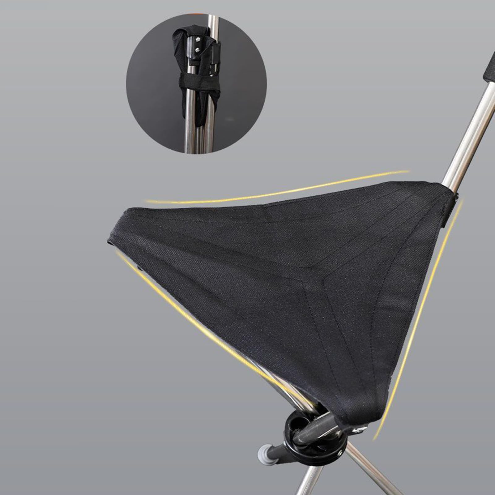 Bastone da Passeggio con Sedile Asta Regolabile Leggera e Antiscivolo | Cane con Sedia Pieghevole Per Viaggi Avventure All'Aperto Sentiero Urbano