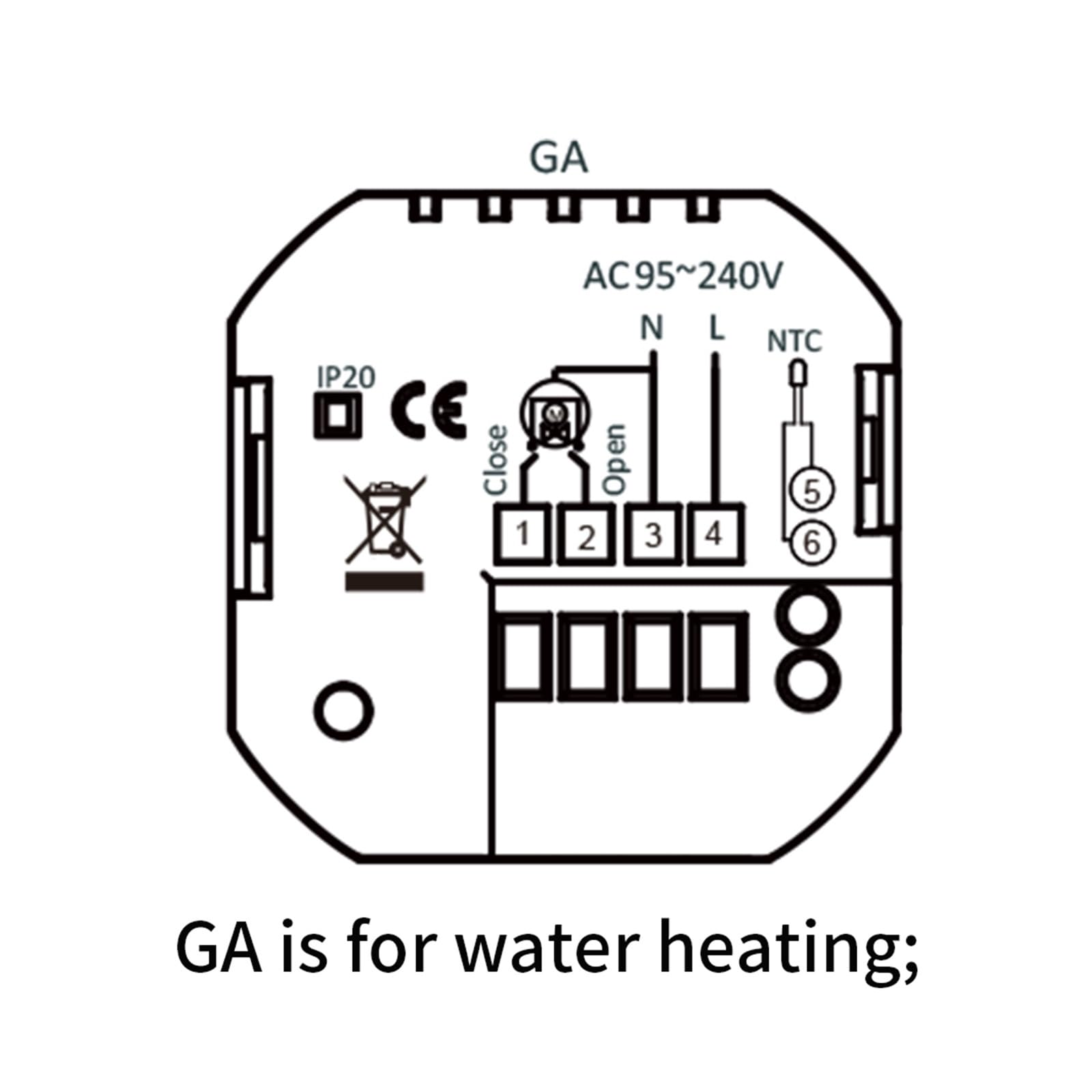 Inteligentny termostat Wifi do kotła gazowego i regulator temperatury ogrzewania podłogowego w domu OszczęDza Energię I Koszty Ogrzewania(For Water Floor)