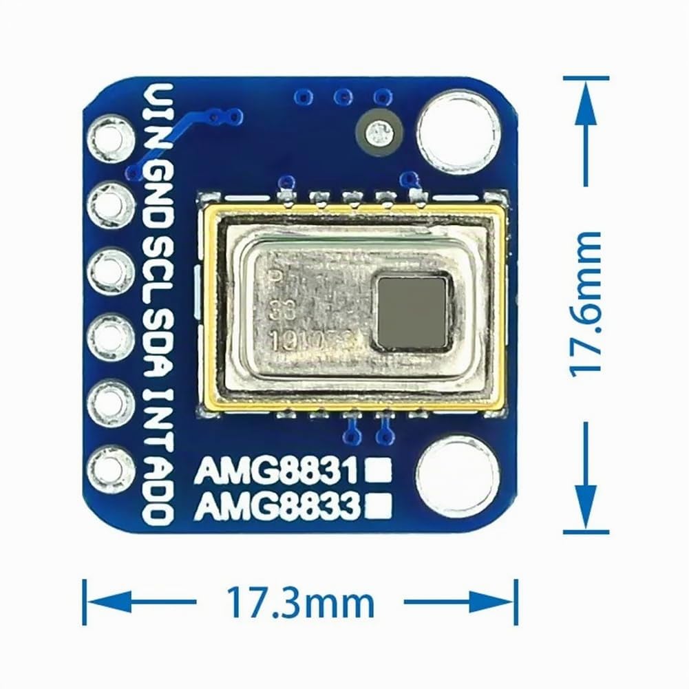 Module de Capteur de Température de Réseau D'Imageurs Thermiques AMG8833 IR 8x8 Capteur de Caméra Infrarouge 8x8