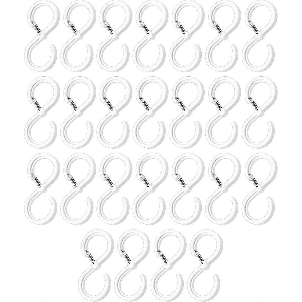 JOYHAPPST Hooks- Duty S Shaped Hooks for Hanging Rust-Proof S Hooks with Safety Buckle Design for Hanging Plan