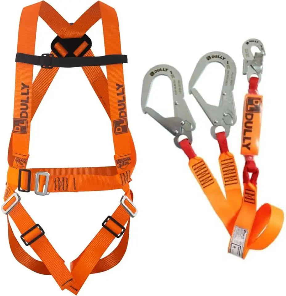 Cinto Paraquedista Dlt-012 + Talabarte Duplo Y Abs Dltabs-02