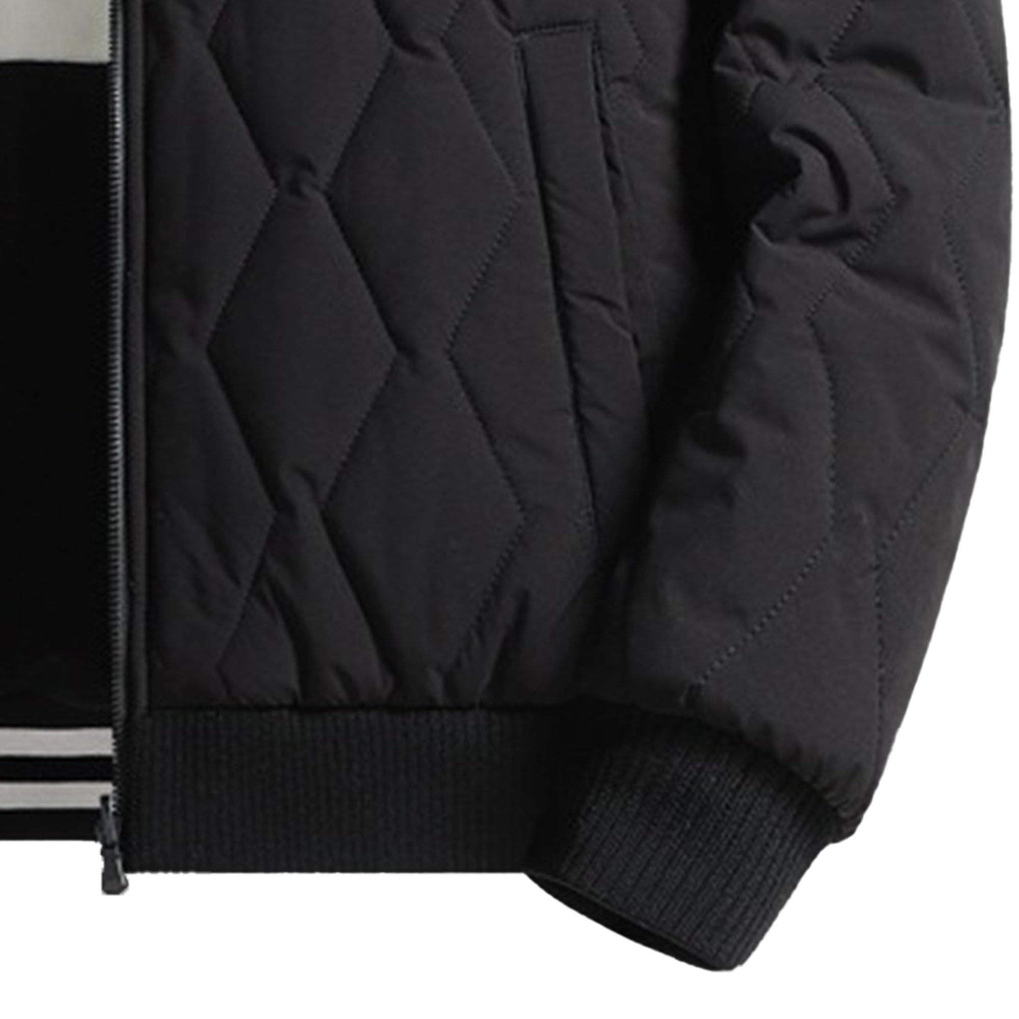 Giacca da uomo con colletto da baseball autunno inverno trapuntato diamante casual cappotto bomber per uomo
