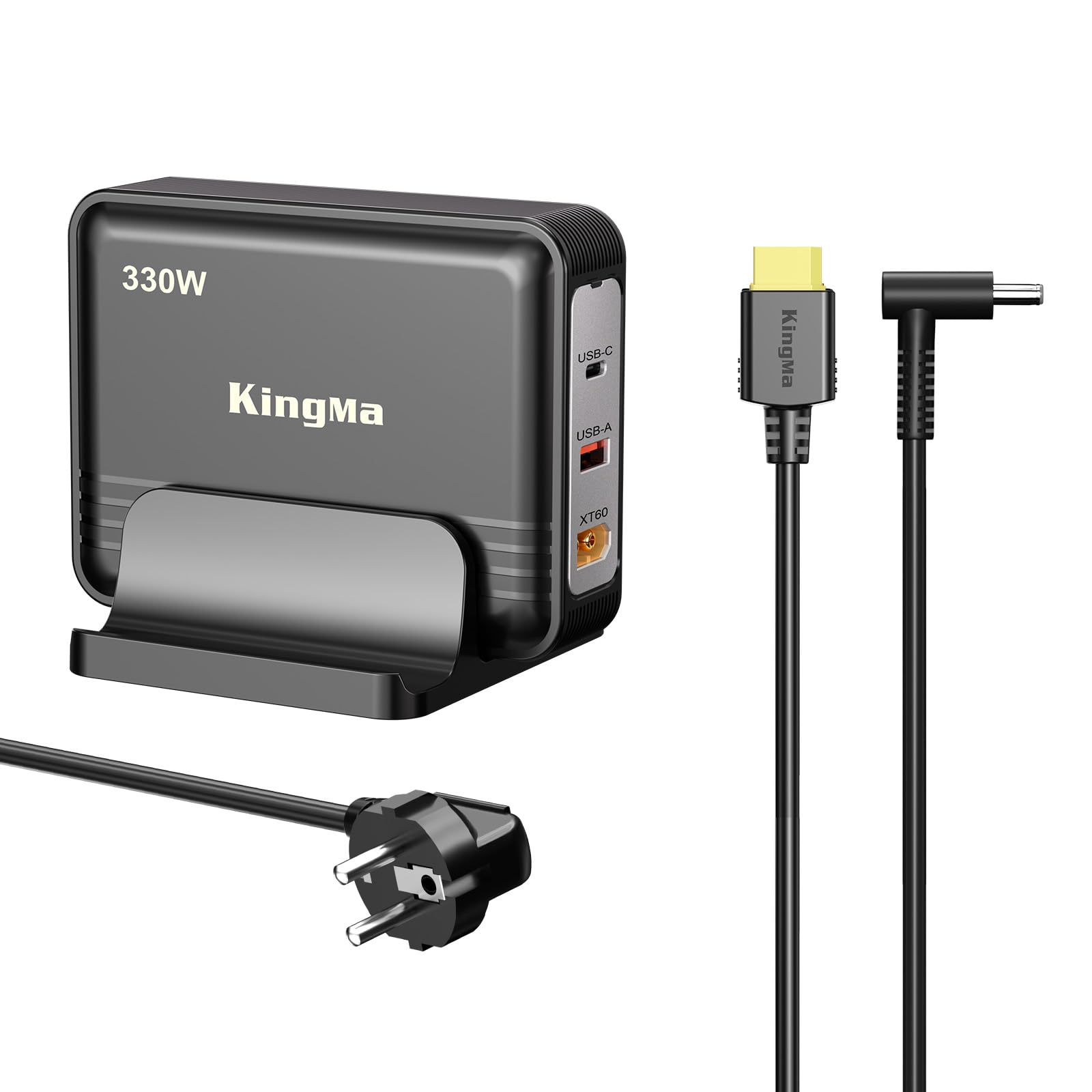 Chargeur d'ordinateur Portable King Ma GaN HP pour HP Omen 15/16/17 Chargeur Portable à 3 Ports Station de Recharge USB Rapide pour Ordinateurs Portables de Jeu et d'ingénierie