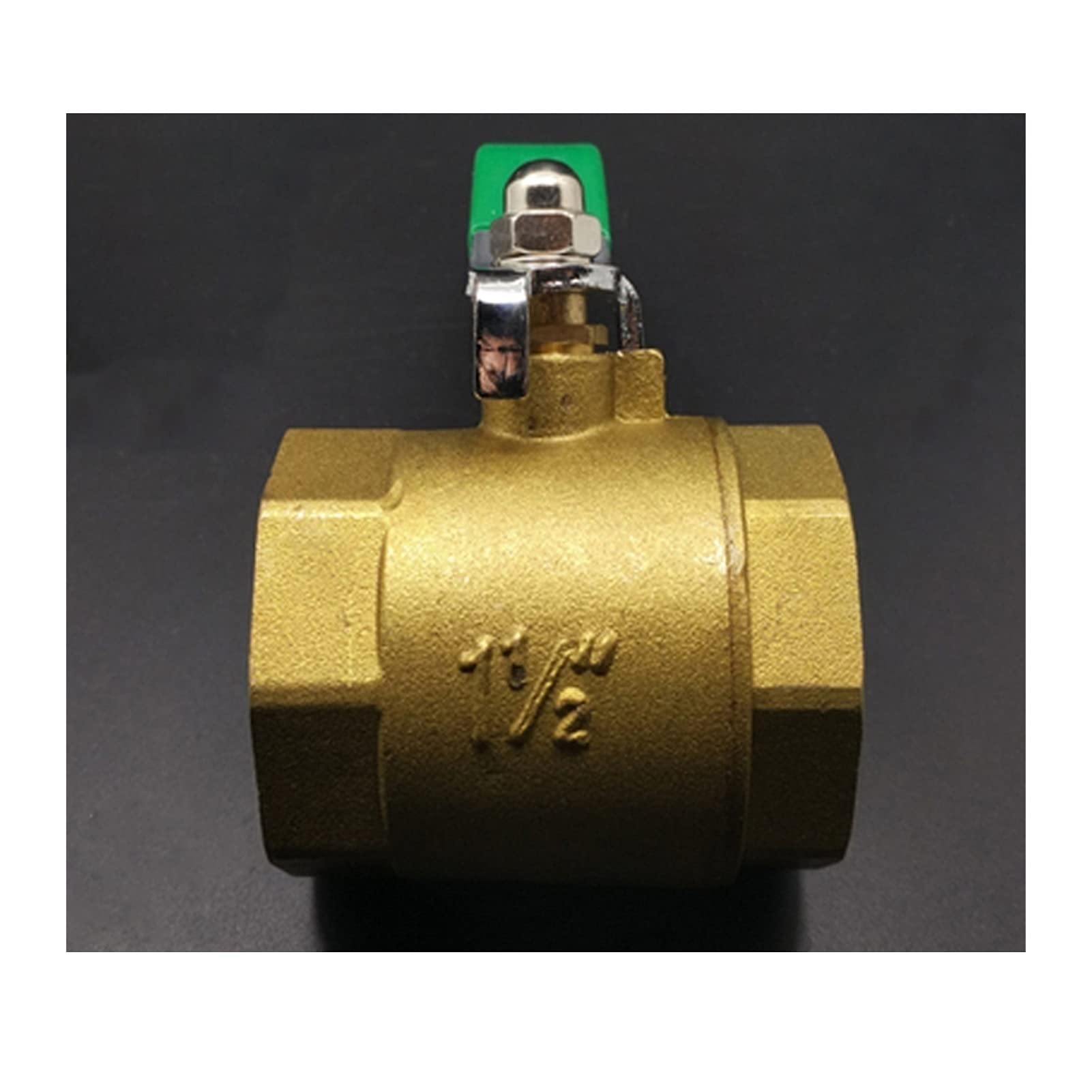 DN40 1-1/2 Pulgadas Hembra válvula de Bola de latón de Cuerpo Grande Agua Gas con Mango