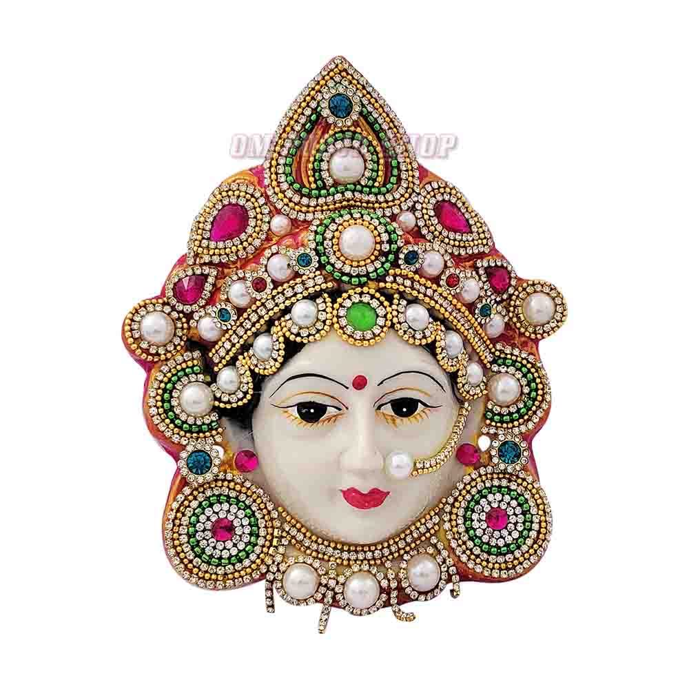 Om Pooja Shop Devyai Mahalakshmi Mukhota Face