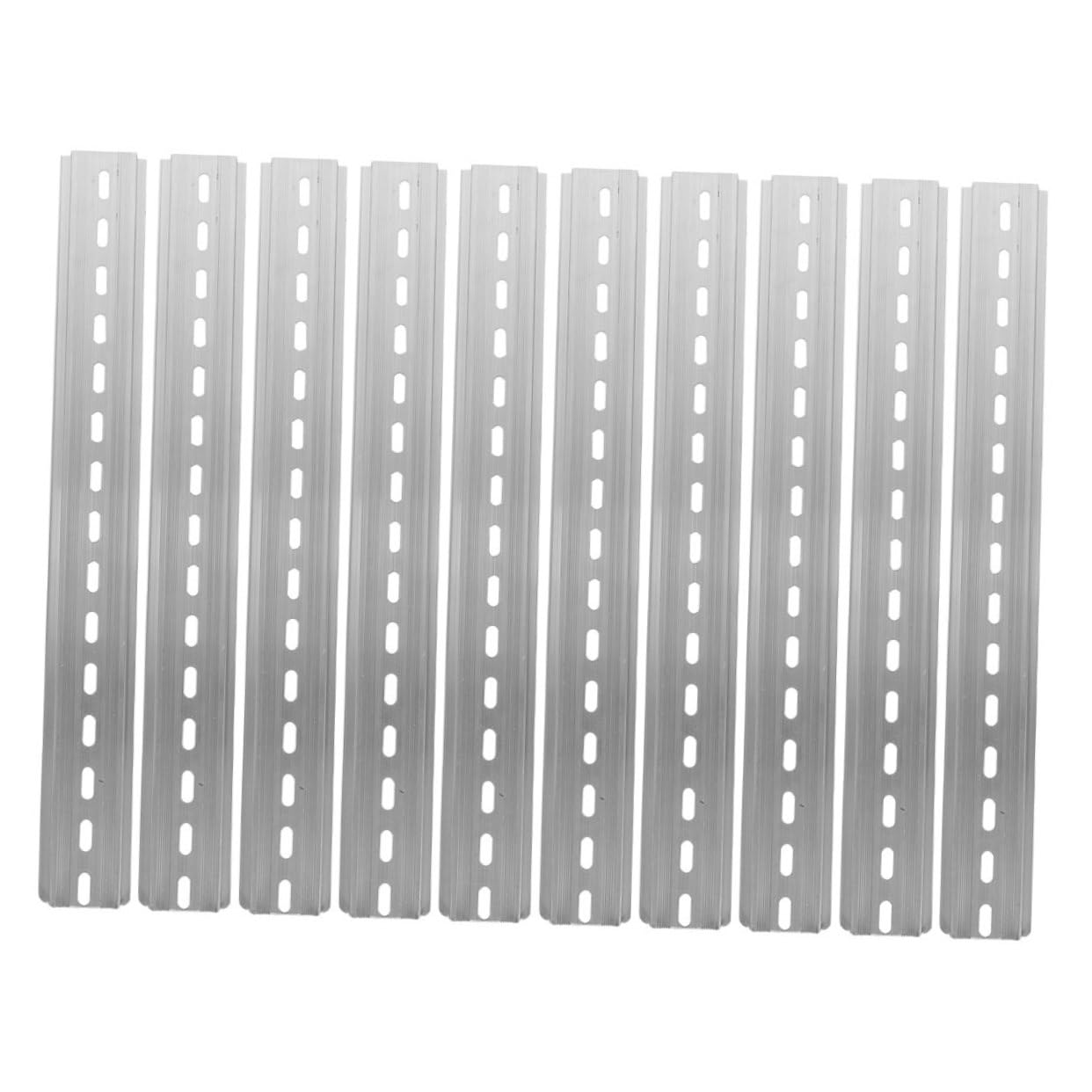 Rail DIN aluminium robuste à fentes de remplacement pour blocs de jonction de machines
