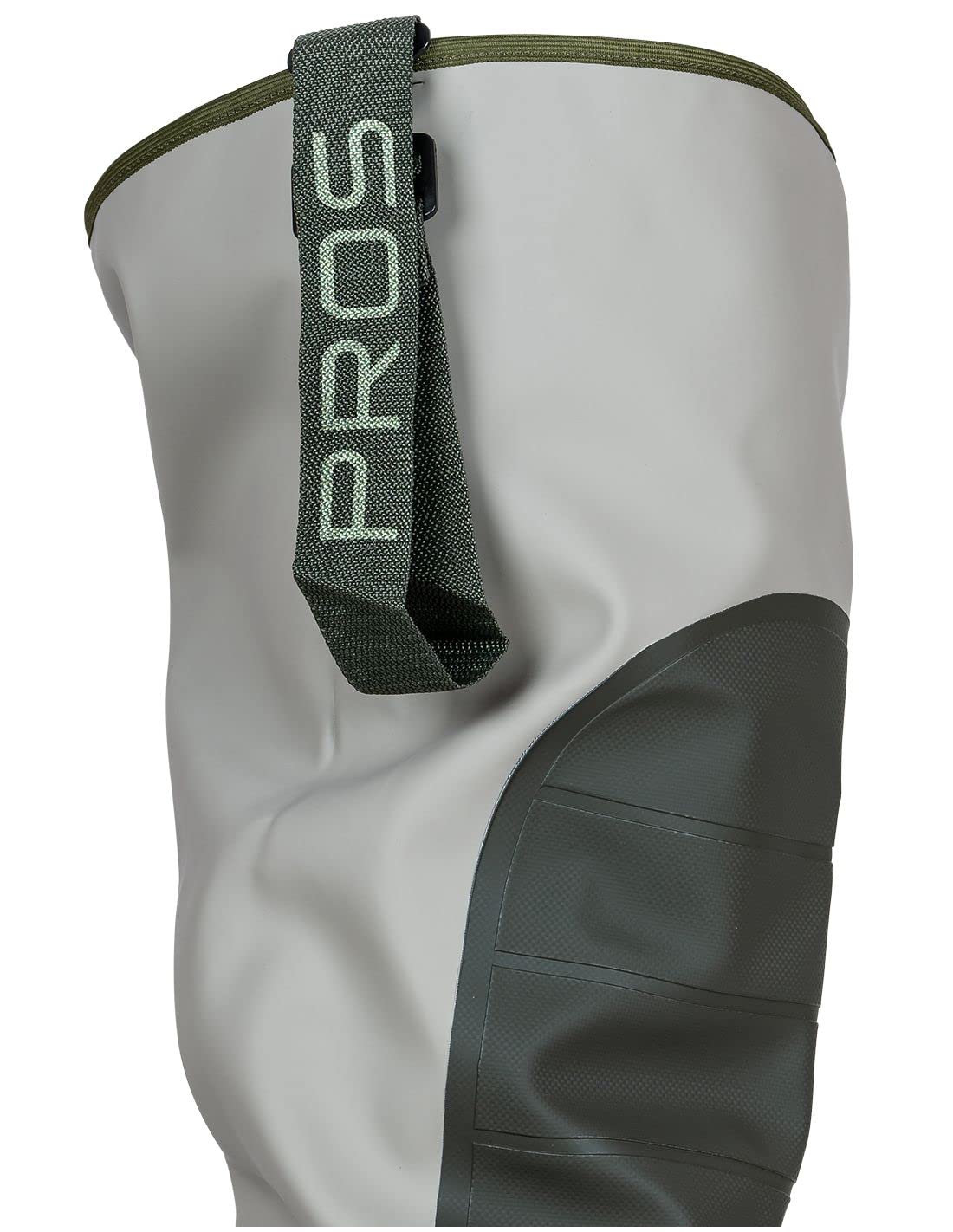 PROS wasserdichte Watstiefel Oberschenkel Wathose mit verstärkten Knien