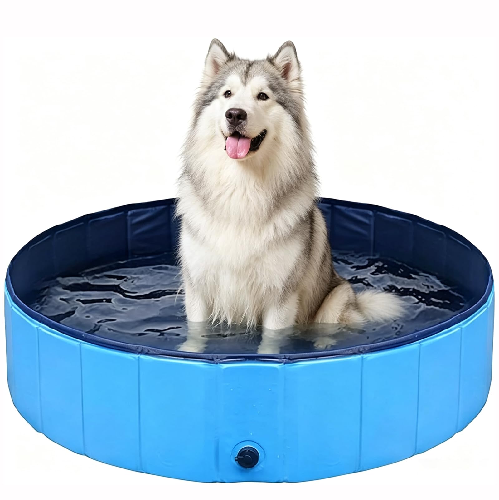 Hundepool Große Hunde PVC,Faltbarer Hundepool 160x30, Hunde Pool