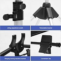 Vista 8 de Cabilock Soporte de vapor para ropa, soporte ajustable para ropa, estante de vapor plegable para ropa, colgador de mano con diseño ergonómico