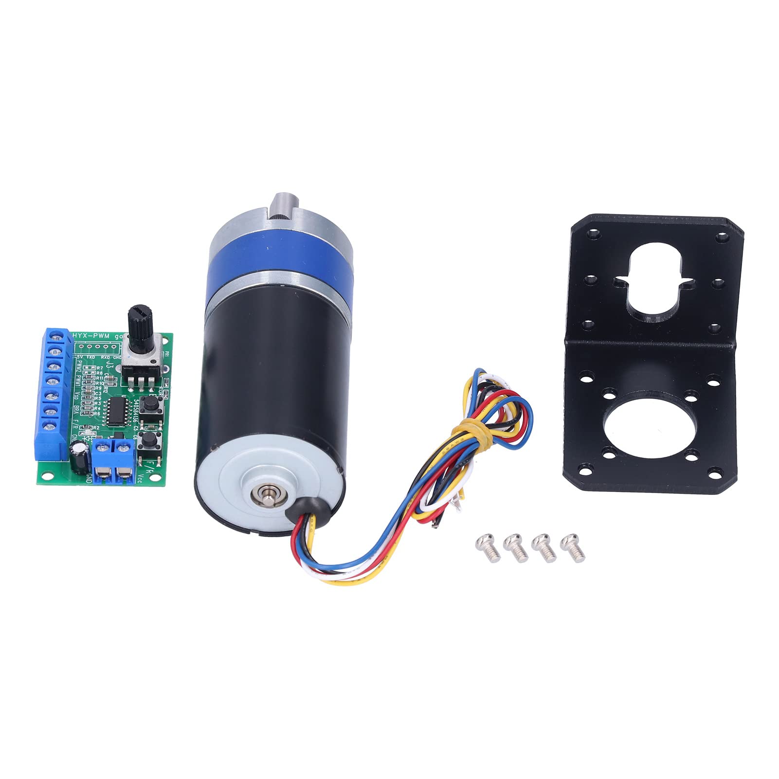 DC 12V sin escobillas Reducción de velocidad Motor de bobina de cobre puro Motor de 8mm D Eje con controlador (430RPM)