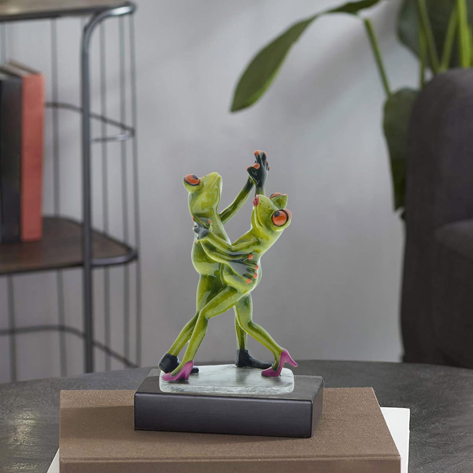 Lustige Frosch-Statue Aus Kunstharz – Spielt Videospiele, Perfekt Als Garten- Oder Zimmerdeko