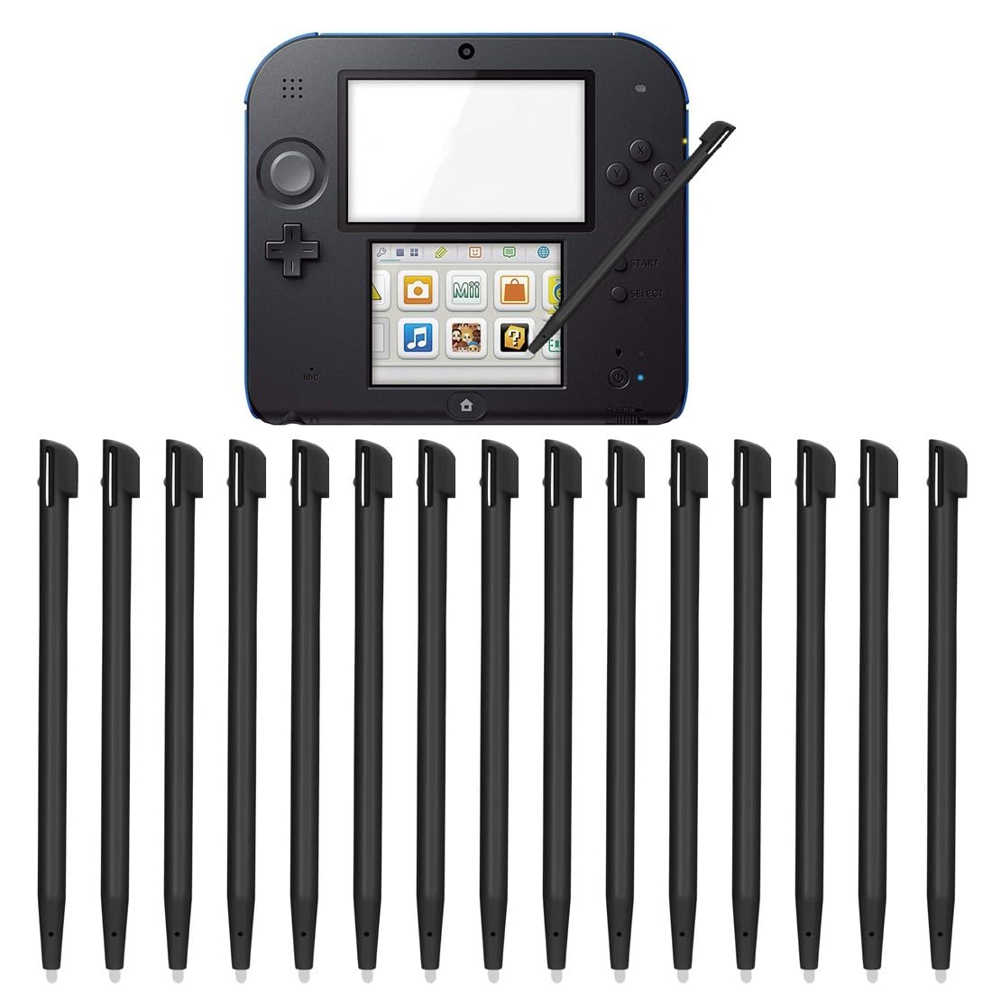 Pack De 8 Lápices Táctiles VEOIRXU Para NDS Lite – 2 De Cada Color: Negro, Blanco, Rosa Y Azul